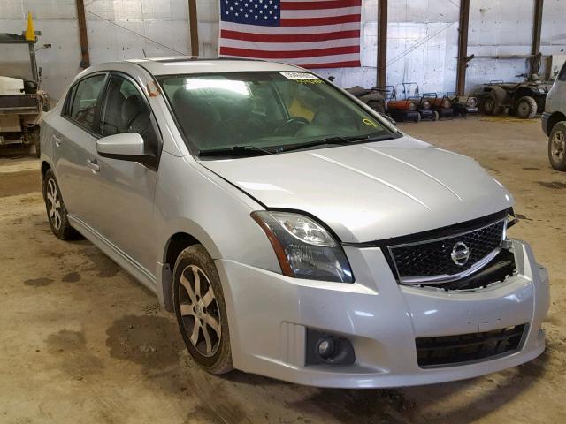 3N1AB6APXCL652597 - 2012 NISSAN SENTRA 2.0 SILVER photo 1