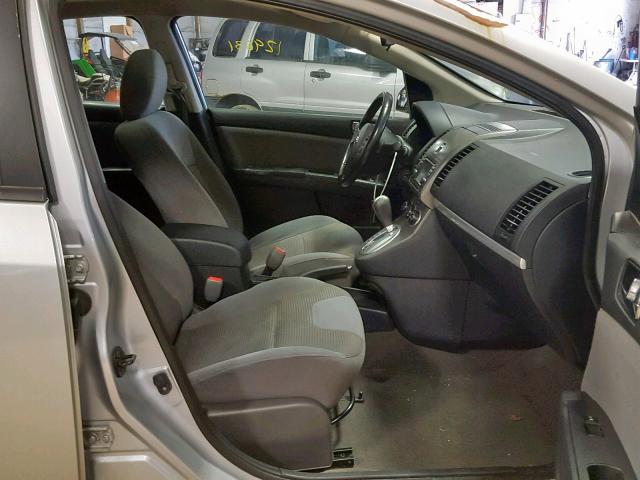 3N1AB6APXCL652597 - 2012 NISSAN SENTRA 2.0 SILVER photo 5