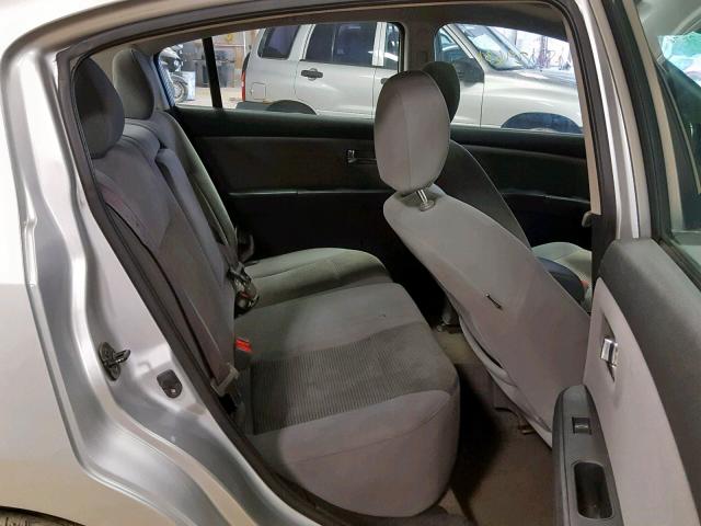 3N1AB6APXCL652597 - 2012 NISSAN SENTRA 2.0 SILVER photo 6