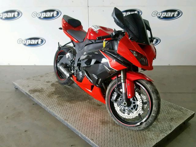 JKAZX4R18CA036629 - 2012 KAWASAKI ZX600 R RED photo 1