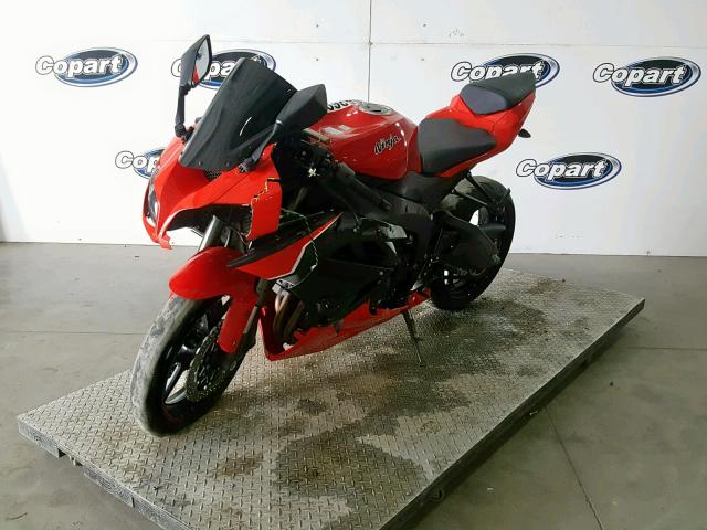 JKAZX4R18CA036629 - 2012 KAWASAKI ZX600 R RED photo 2