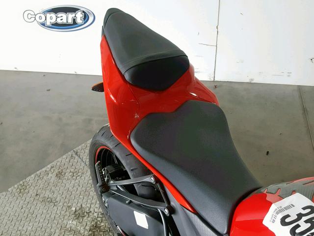 JKAZX4R18CA036629 - 2012 KAWASAKI ZX600 R RED photo 6