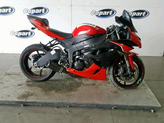 JKAZX4R18CA036629 - 2012 KAWASAKI ZX600 R RED photo 9