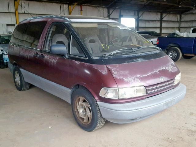 JT3AC12R2N1020012 - 1992 TOYOTA PREVIA LE BURGUNDY photo 1