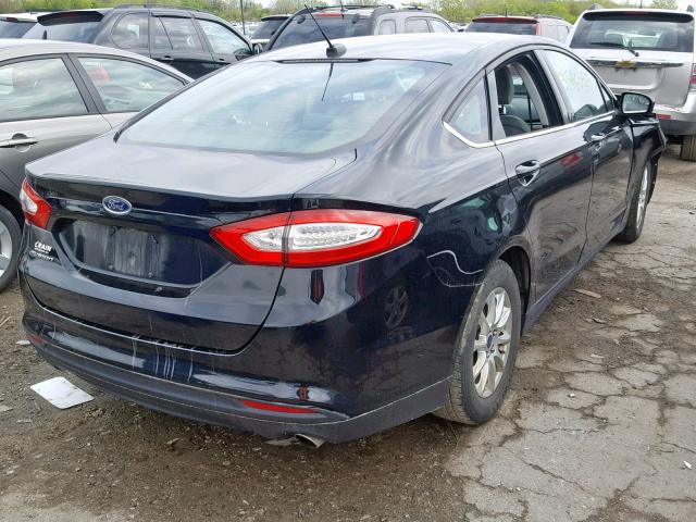 3FA6P0G79GR297469 - 2016 FORD FUSION S BLACK photo 4