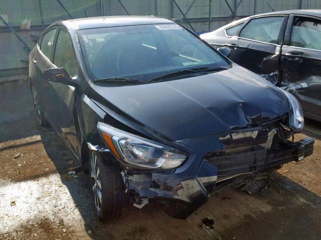 KMHCT4AE1HU361355 - 2017 HYUNDAI ACCENT SE BLACK photo 1