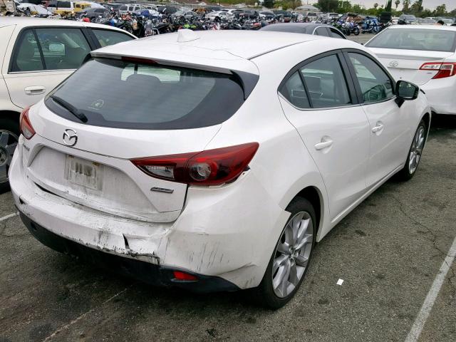 JM1BM1L30E1194085 - 2014 MAZDA 3 TOURING WHITE photo 4