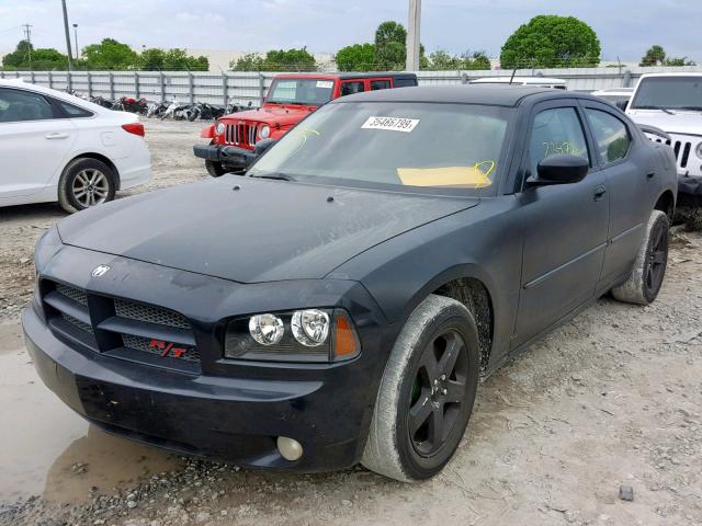 2B3KK53H48H120796 - 2008 DODGE CHARGER R/ BLACK photo 2