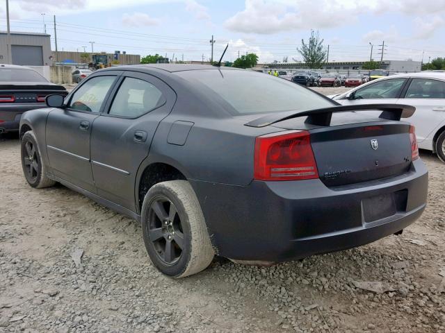 2B3KK53H48H120796 - 2008 DODGE CHARGER R/ BLACK photo 3