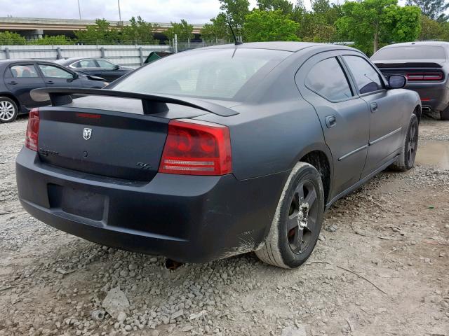 2B3KK53H48H120796 - 2008 DODGE CHARGER R/ BLACK photo 4