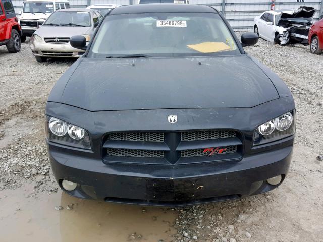 2B3KK53H48H120796 - 2008 DODGE CHARGER R/ BLACK photo 9