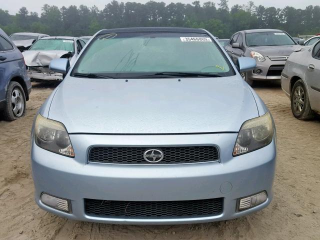 JTKDE177060116294 - 2006 TOYOTA SCION TC BLUE photo 9