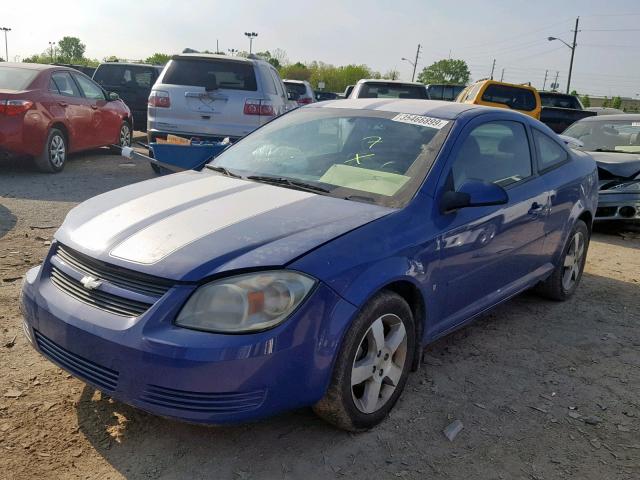 1G1AL18F387161447 - 2008 CHEVROLET COBALT LT BLUE photo 2