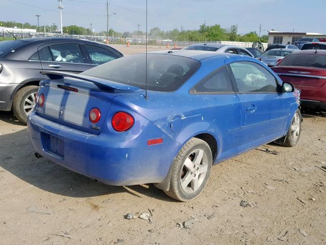 1G1AL18F387161447 - 2008 CHEVROLET COBALT LT BLUE photo 4