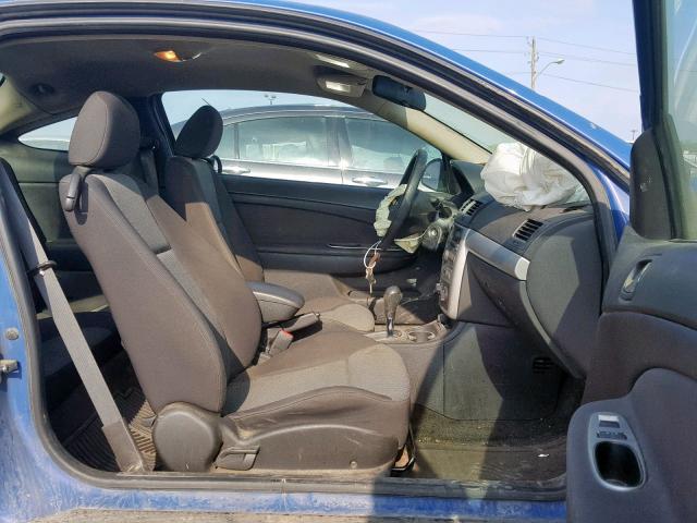 1G1AL18F387161447 - 2008 CHEVROLET COBALT LT BLUE photo 5