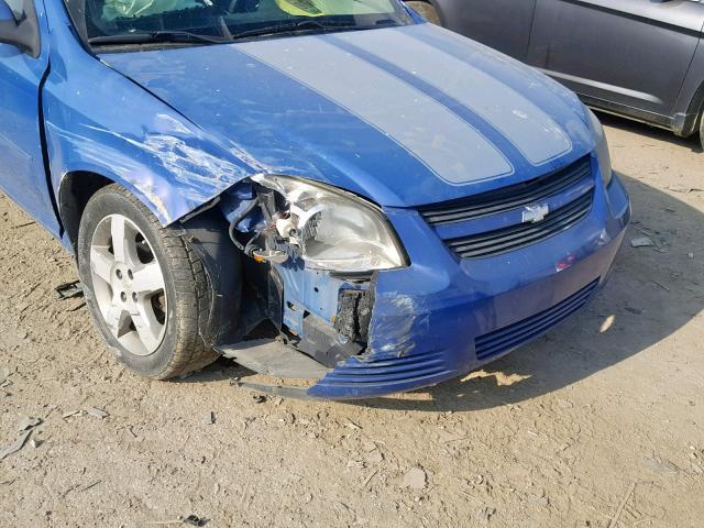 1G1AL18F387161447 - 2008 CHEVROLET COBALT LT BLUE photo 9