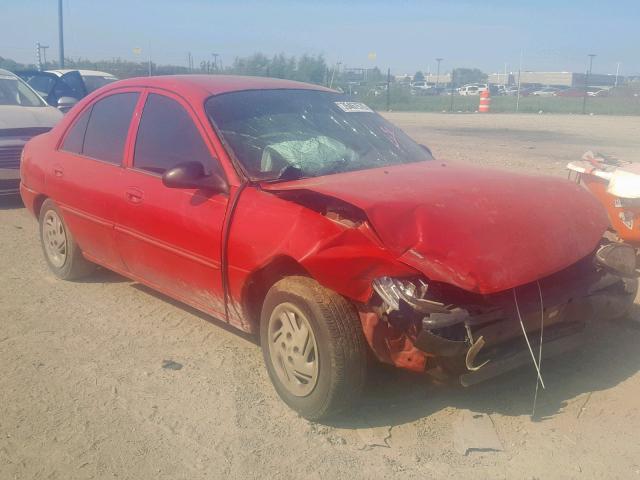 1FAFP13P9WW255276 - 1998 FORD ESCORT SE RED photo 1