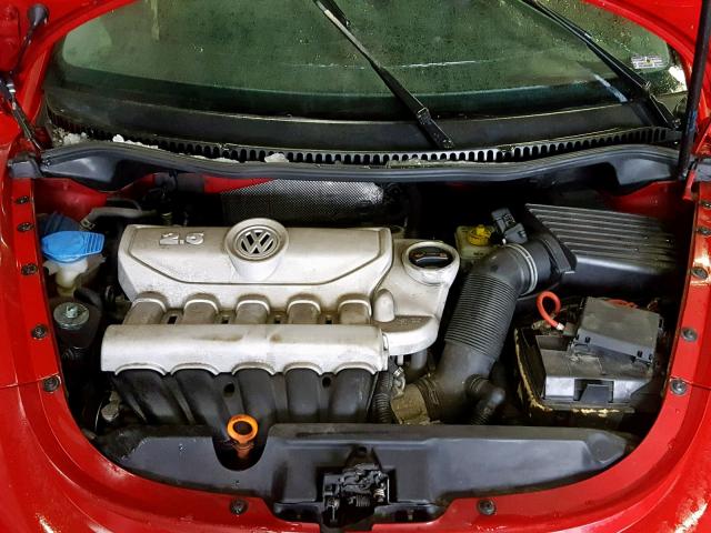 3VWPF31YX8M406909 - 2008 VOLKSWAGEN NEW BEETLE Rot Foto 7