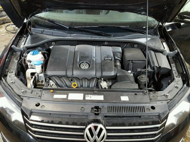 1VWBP7A33DC019049 - 2013 VOLKSWAGEN PASSAT SE BLACK photo 7