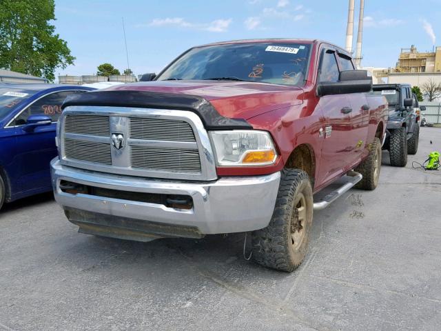 3D7UT2CLXBG578444 - 2011 DODGE RAM 2500 RED photo 2