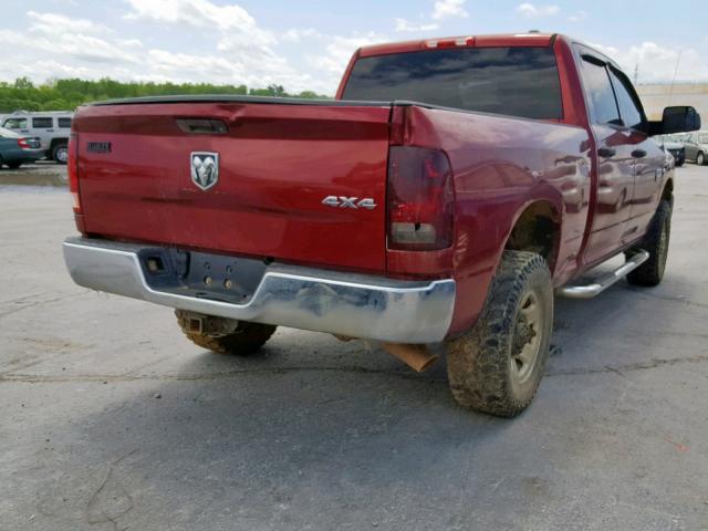 3D7UT2CLXBG578444 - 2011 DODGE RAM 2500 RED photo 4