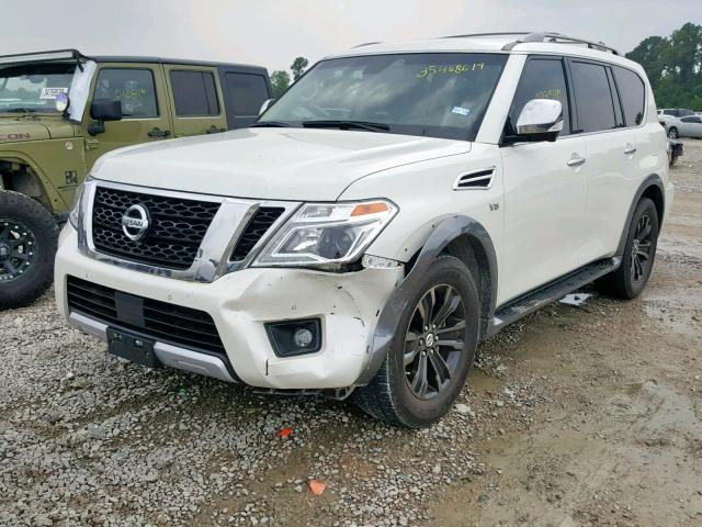 JN8AY2NF2H9304934 - 2017 NISSAN ARMADA PLA WHITE photo 2