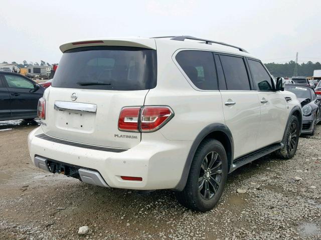 JN8AY2NF2H9304934 - 2017 NISSAN ARMADA PLA WHITE photo 4