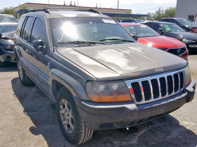 1J4G248SXYC314927 - 2000 JEEP GRAND CHER GRAY photo 1