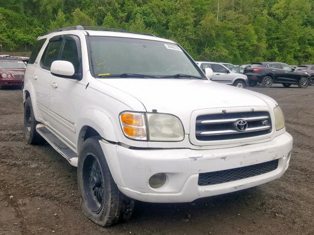 5TDBT48A33S144549 - 2003 TOYOTA SEQUOIA LI WHITE photo 1