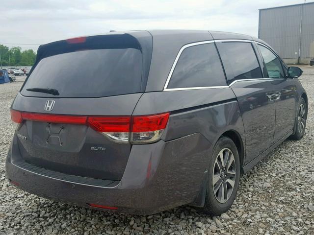 5FNRL5H99EB083810 - 2014 HONDA ODYSSEY TO GRAY photo 4