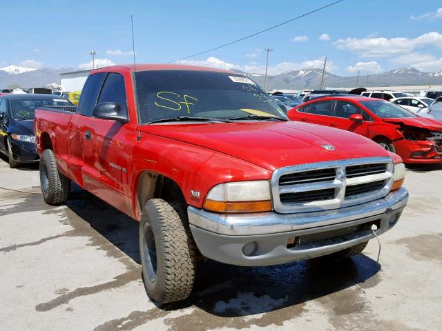 1B7GG23Y2VS208884 - 1997 DODGE DAKOTA RED photo 1