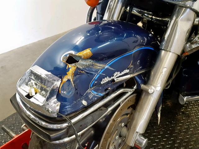 1HD1FCW1XYY646727 - 2000 HARLEY-DAVIDSON FLHTCUI BLUE photo 9