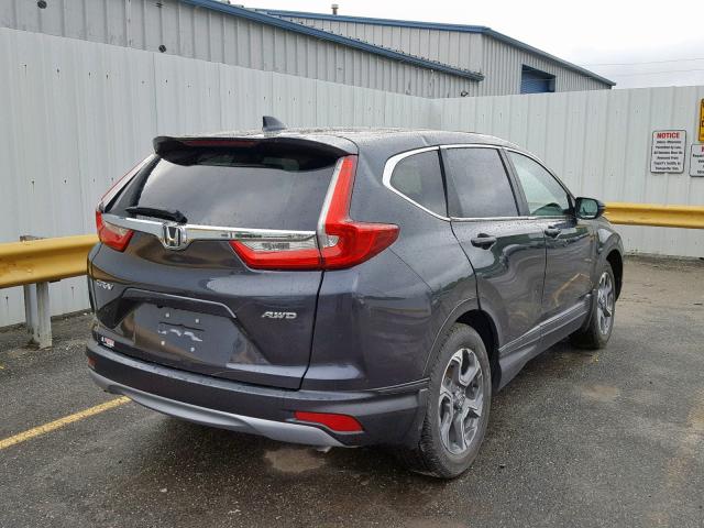 7FARW2H81JE072957 - 2018 HONDA CR-V EXL GRAY photo 4