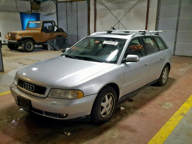 WAUKH68D11A154558 - 2001 AUDI A4 2.8 AVA SILVER photo 2