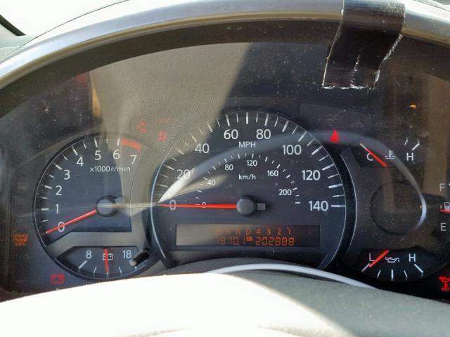 5N1AA08A65N739667 - 2005 NISSAN ARMADA SE RED photo 8