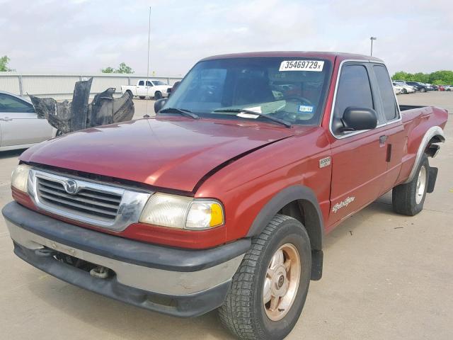 4F4ZR16V9XTM43690 - 1999 MAZDA B3000 CAB RED photo 2