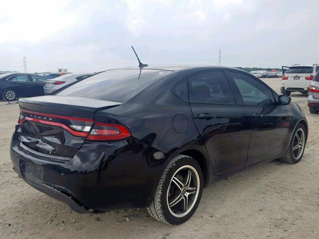 1C3CDFBA8DD345080 - 2013 DODGE DART SXT BLACK photo 4