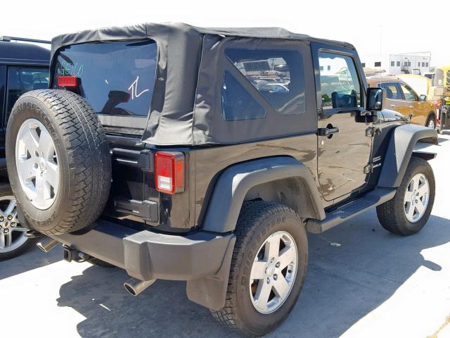 1C4AJWAG5CL172382 - 2012 JEEP WRANGLER S BLACK photo 4