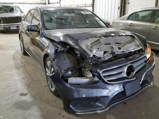 WDDHF5KB4EA945022 - 2014 MERCEDES-BENZ E 350 GRAY photo 1