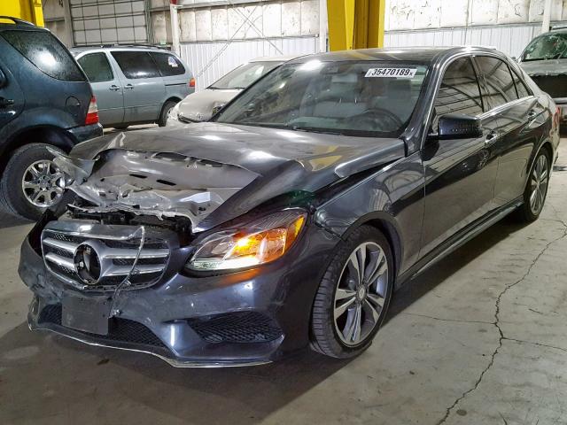 WDDHF5KB4EA945022 - 2014 MERCEDES-BENZ E 350 GRAY photo 2