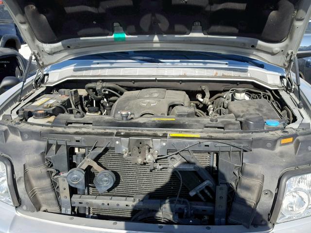 5N3AA08C87N802974 - 2007 INFINITI QX56 SILVER photo 7