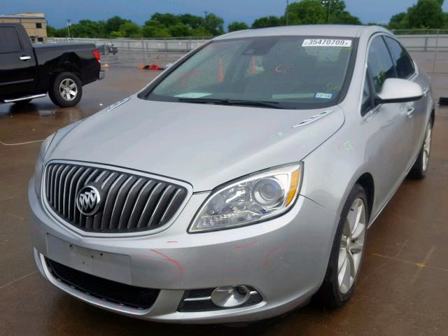 1G4PR5SK2E4149764 - 2014 BUICK VERANO CON SILVER photo 2