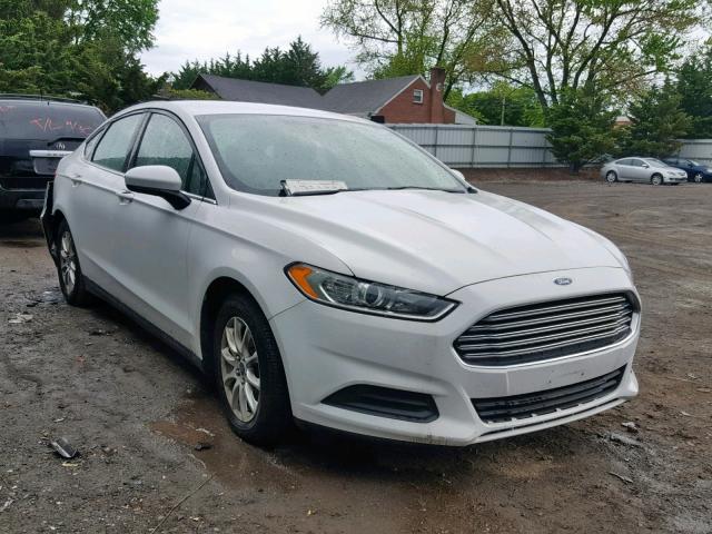 3FA6P0G79GR253374 - 2016 FORD FUSION S WHITE photo 1