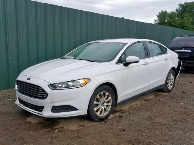 3FA6P0G79GR253374 - 2016 FORD FUSION S WHITE photo 2