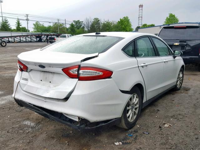 3FA6P0G79GR253374 - 2016 FORD FUSION S WHITE photo 4