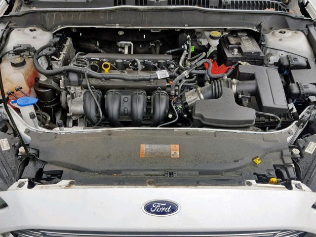 3FA6P0G79GR253374 - 2016 FORD FUSION S WHITE photo 7