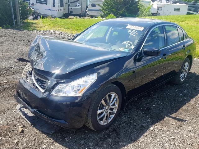 JNKCV61F99M357508 - 2009 INFINITI G37 BLACK photo 2