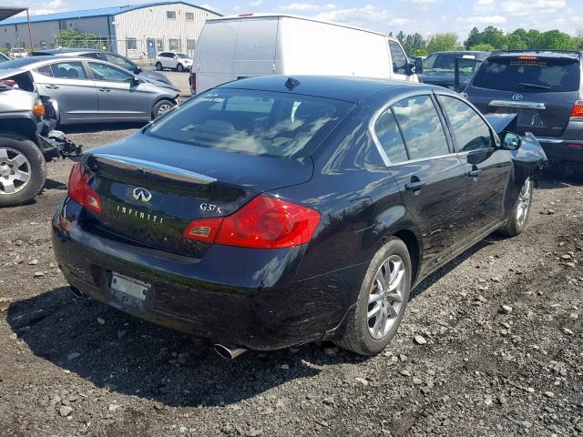 JNKCV61F99M357508 - 2009 INFINITI G37 BLACK photo 4