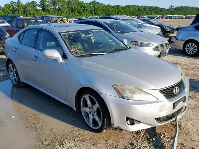 JTHBK262972027363 - 2007 LEXUS IS 250 SILVER photo 1