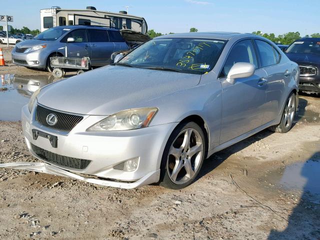 JTHBK262972027363 - 2007 LEXUS IS 250 SILVER photo 2